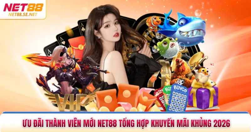 Ưu Đãi Thành Viên Mới NET88 Tổng Hợp Khuyến Mãi Khủng 2026